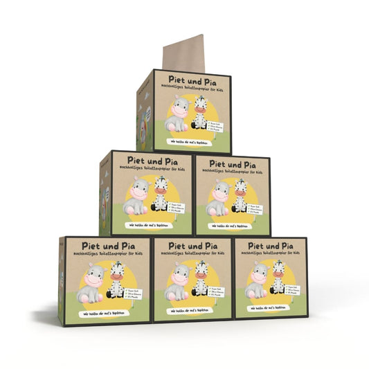 Toilettenpapier für’s Töpfchentraining 6er Set - 37% gespart!